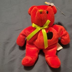 Planet Plush Sally Winey Apple-The New York Bear 2279 of 36000. 1998